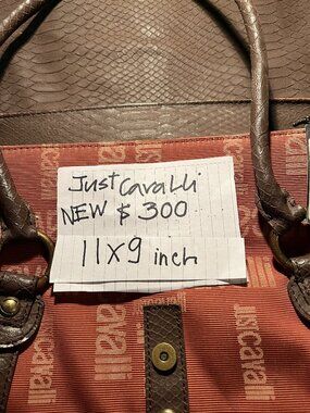 JUST CAVALLI   BAG  NEW  WITH  TAG